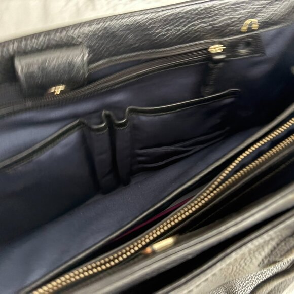 Cole Haan genuine leather laptop bag/work tote - Picture 9 of 12